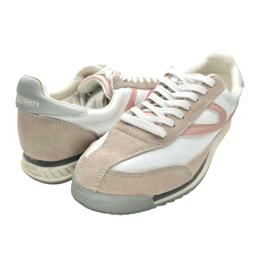 Tretorn | Women | Rawlins Retro Pink Blush Casual Lace Up Sneakers | Size 9 M
